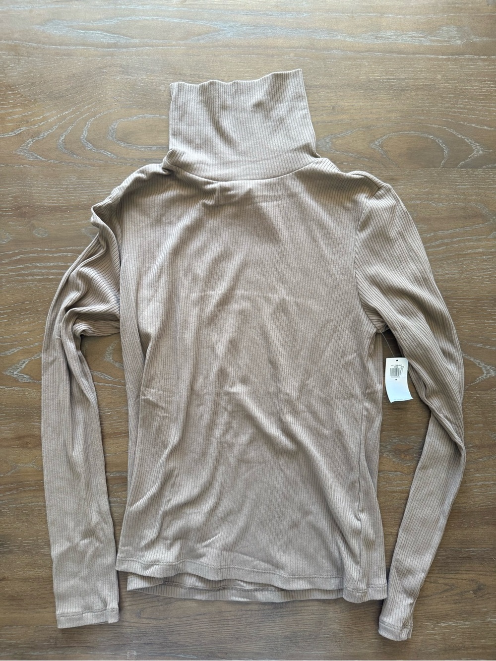 NWT-Old Navy Ribbed Cowl Neck Long-Sleeve Sweater - Taupe